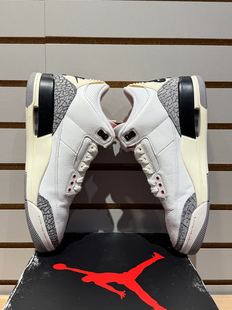 Jordan 3 Retro White Cement Reimagined Sz 9.5