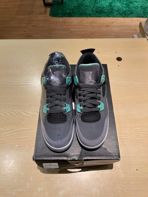 Jordan 4 Retro Green Glow (GS) Sz 4Y