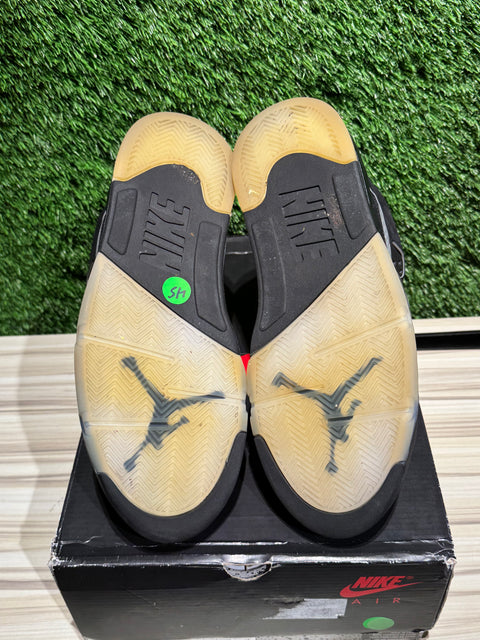 Jordan 5 Retro OG Black Metallic Reimagined Sz 9M
