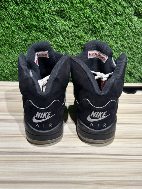 Jordan 5 Retro OG Black Metallic Reimagined Sz 10