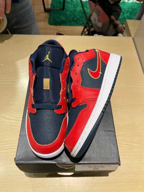 Jordan 1 Low Armory Navy Sport Red (GS)