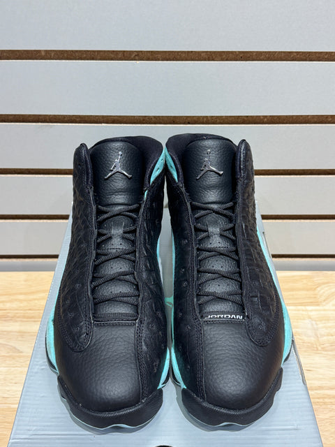 Jordan 13 Retro Black Island Green Sz 10.5