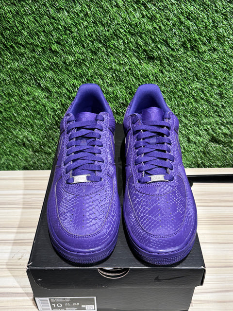 Nike Air Force 1 Low Kobe Bryant Court Purple Sz 10M