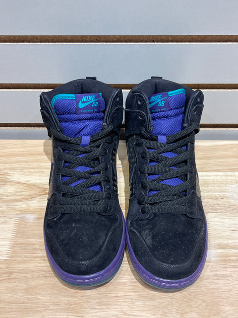 Nike SB Dunk High Black Grape Sz 8.5M