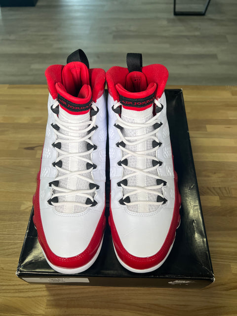 White Gym Red Air Jordan 9 Sz 9