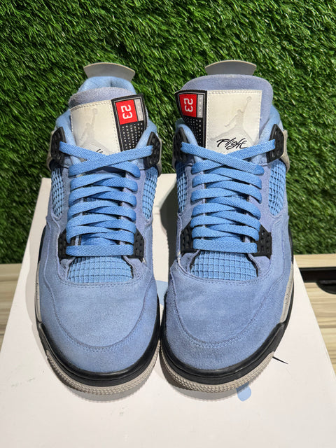 Jordan 4 Retro University Blue Sz 10