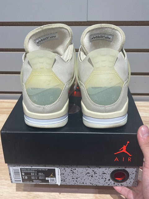 Jordan 4 Retro Off-White Sail (Women's) Sz 7.5