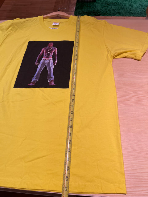 Yellow Supreme Tupac Tee Sz XL