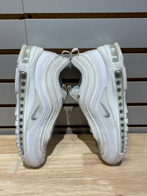 Nike Air Max 97 Triple White Wolf Grey Sz 8.5