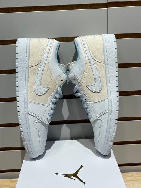 Jordan 1 Low Se Canvas Iris Whisper Sail (Women's) Sz 10