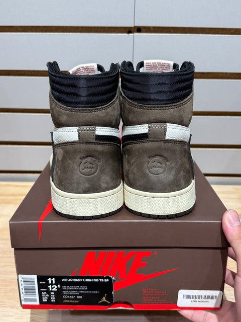 Jordan 1 Retro High OG SP Travis Scott Mocha Sz 11