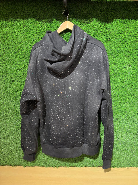 Awoken Dreams Black Rhinestone Zip Up