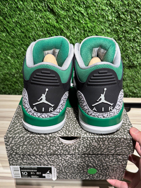 Jordan 3 Retro Pine Green Sz 10