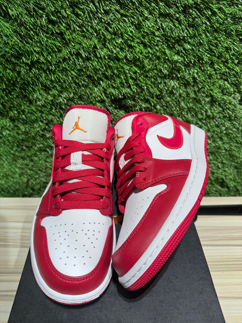 Jordan 1 Low Cardinal Red Sz 8