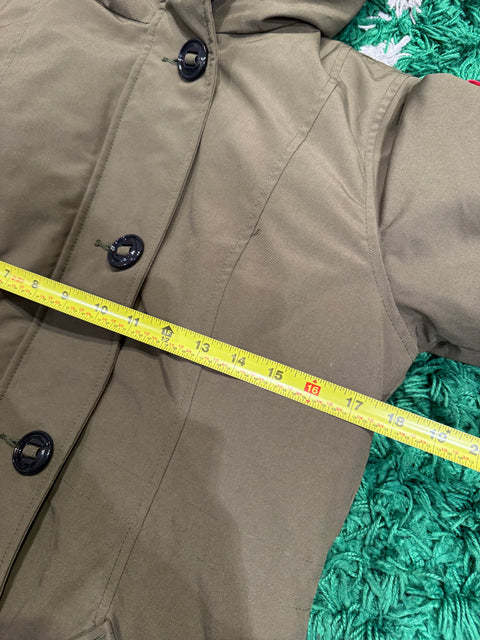 Womens's Canada Goose Green Rossclair Parka Sz S