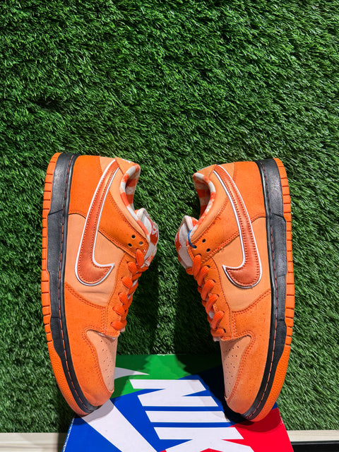 Nike SB Dunk Low Concepts Orange Lobster Sz 10