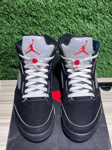 Jordan 5 Retro OG Black Metallic Reimagined Sz 9.5