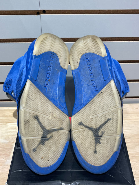 Jordan 5 Retro Blue Suede Sz 9.5