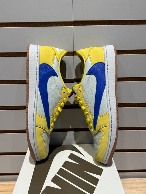 Jordan 1 Retro Low OG SP Travis Scott Canary (Women's) Sz 11