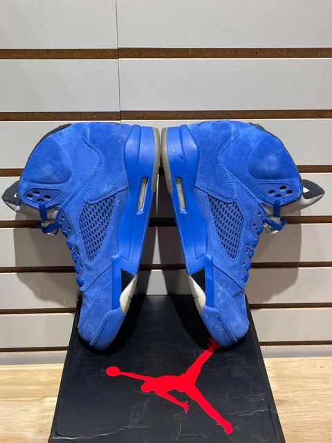Jordan 5 Retro Blue Suede Sz 9.5