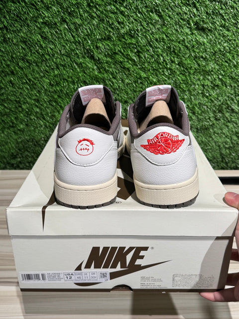 Jordan 1 Retro Low OG SP Travis Scott Reverse Mocha Sz 12