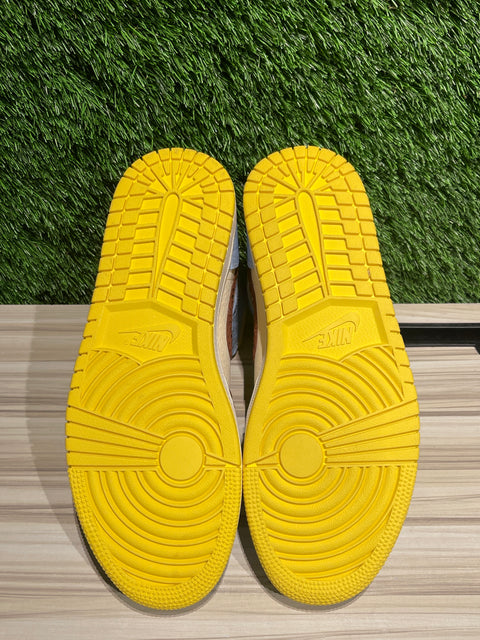 Jordan 1 Mid SE Fearless Maison Chateau Rouge Sz 9.5M