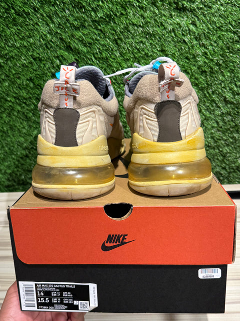 Nike Air Max 270 React ENG Travis Scott Cactus Trails Sz 14