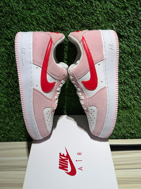 Nike Air Force 1 Low '07 QS Valentine's Day Love Letter Sz 8M