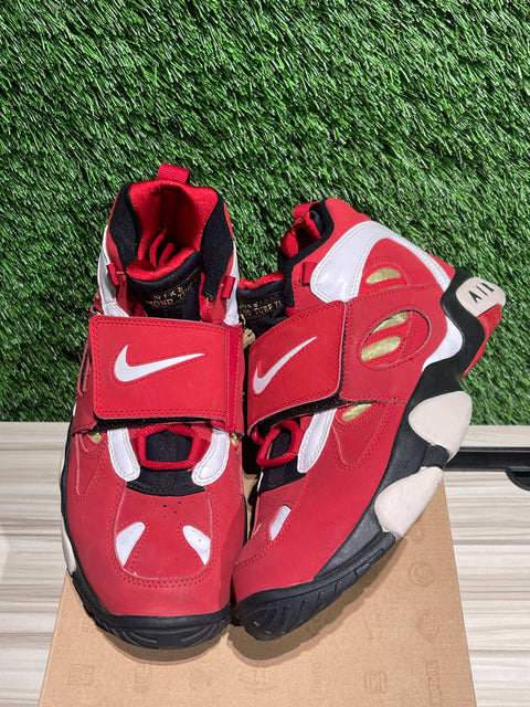 Nike Air Diamond Turf II Red Gold (2012) Sz 9