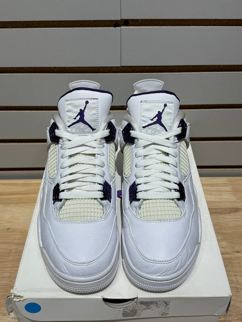 Jordan 4 Retro Metallic Purple Sz 10
