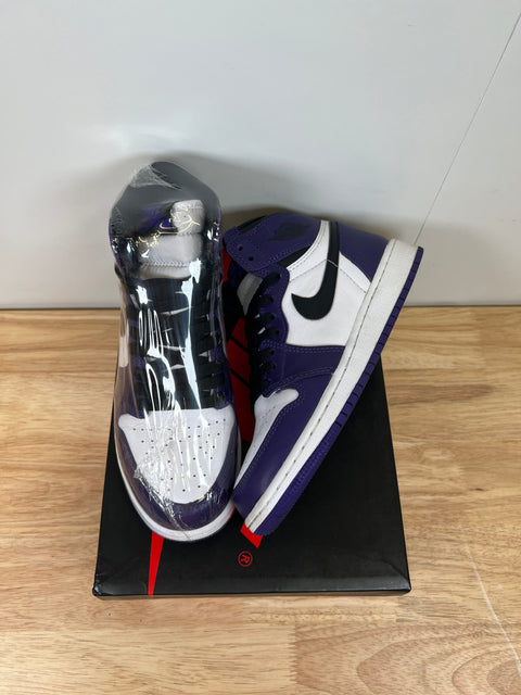 Jordan 1 High Zoom Air CMFT Black Court Purple Lemon Venom (Women's)