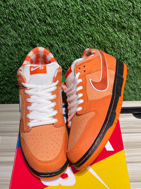 Nike SB Dunk Low Concepts Orange Lobster Sz 10.5M