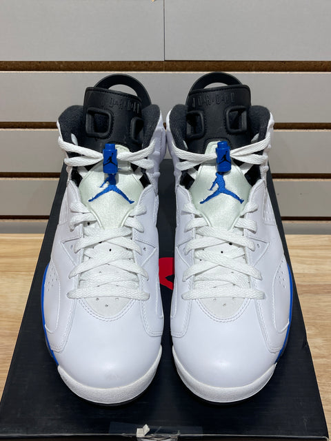 Jordan 6 Retro Sport Blue (2014) Sz 9M