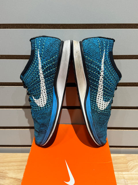Nike Flyknit Racer Blue Cactus Sz 9.5