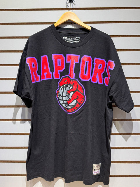 Mitchell & Ness Womens Logo SS Tee Toronto Raptors Black Sz XXL