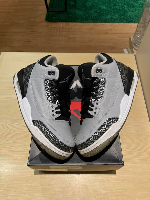 Jordan 3 Retro Wolf Grey Sz 10.5