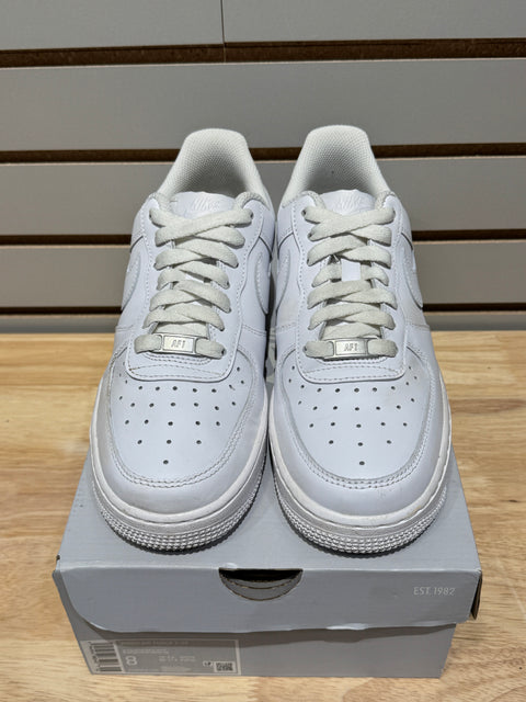 Nike Air Force 1 Low '07 White Sz 8W