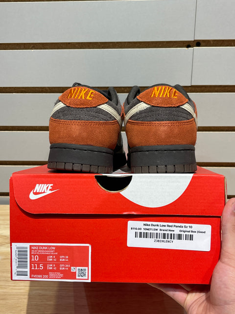 Nike Dunk Low Red Panda Sz 10