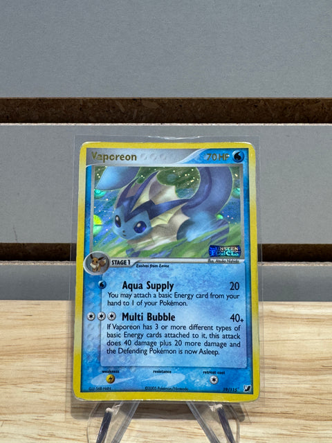 Pokémon Vaporeon - EX Unseen Forces (UF)