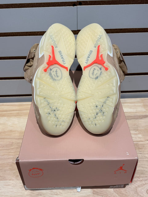 Jordan 6 Retro Travis Scott British Khaki Sz 6.5M