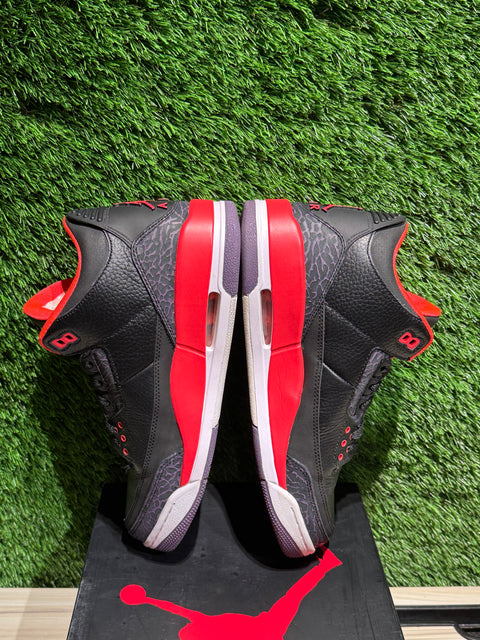 Jordan 3 Retro Crimson Sz 9M