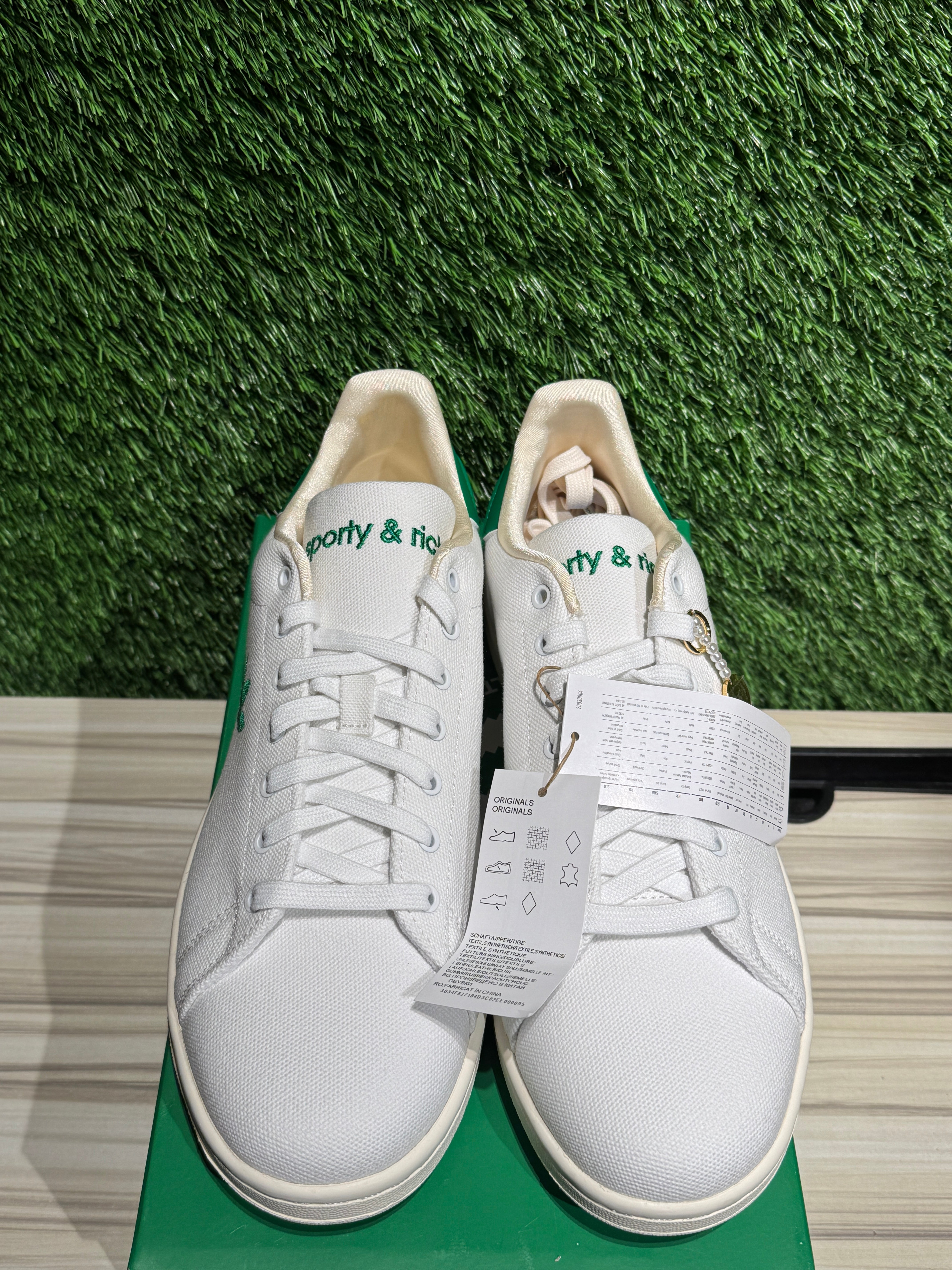adidas Stan Smith Sporty & Rich White Green Sz 9.5 – Sneak City