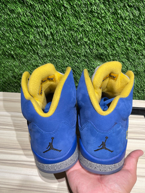 Jordan 5 Retro JSP Laney Varsity Royal Sz 9.5M