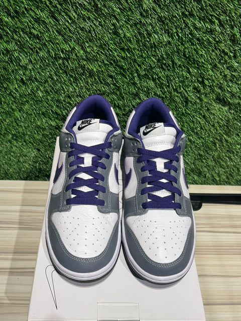 NikeiD Grey Purple Nike Dunk Low Sz 10.5