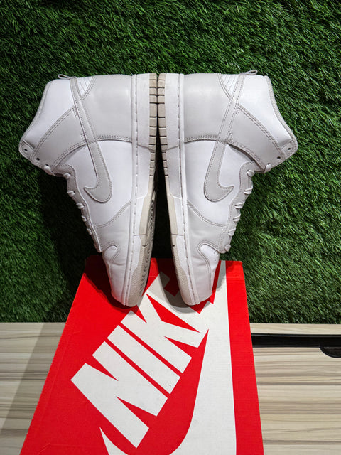 Nike Dunk High Retro White Vast Grey Sz 9.5
