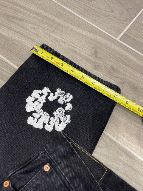 Denim Tears x Levi's Cotton Wreath 501 Black Jeans 38x34