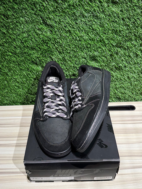 Jordan 1 Retro Low OG SP Travis Scott Black Phantom Sz 12M