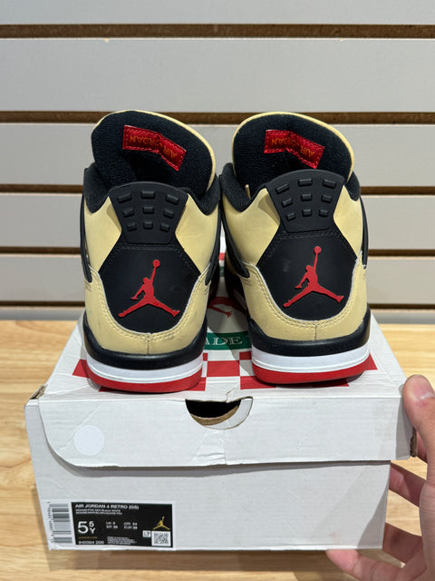 Jordan 4 Retro Pizza (GS) Sz 5.5Y
