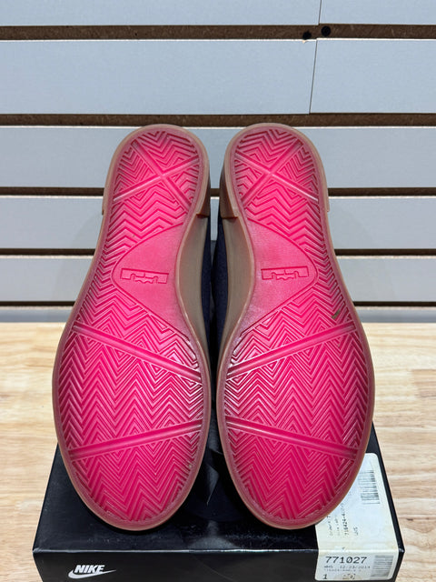 Nike LeBron 12 NSW Fireberry Denim Sz 9.5