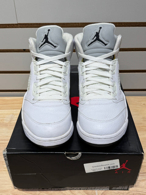 Jordan 5 Retro Metallic White (2015) Sz 10
